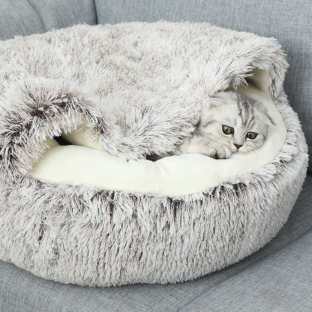 Ultra Soft Plush Bed Pets Love To Snuggle