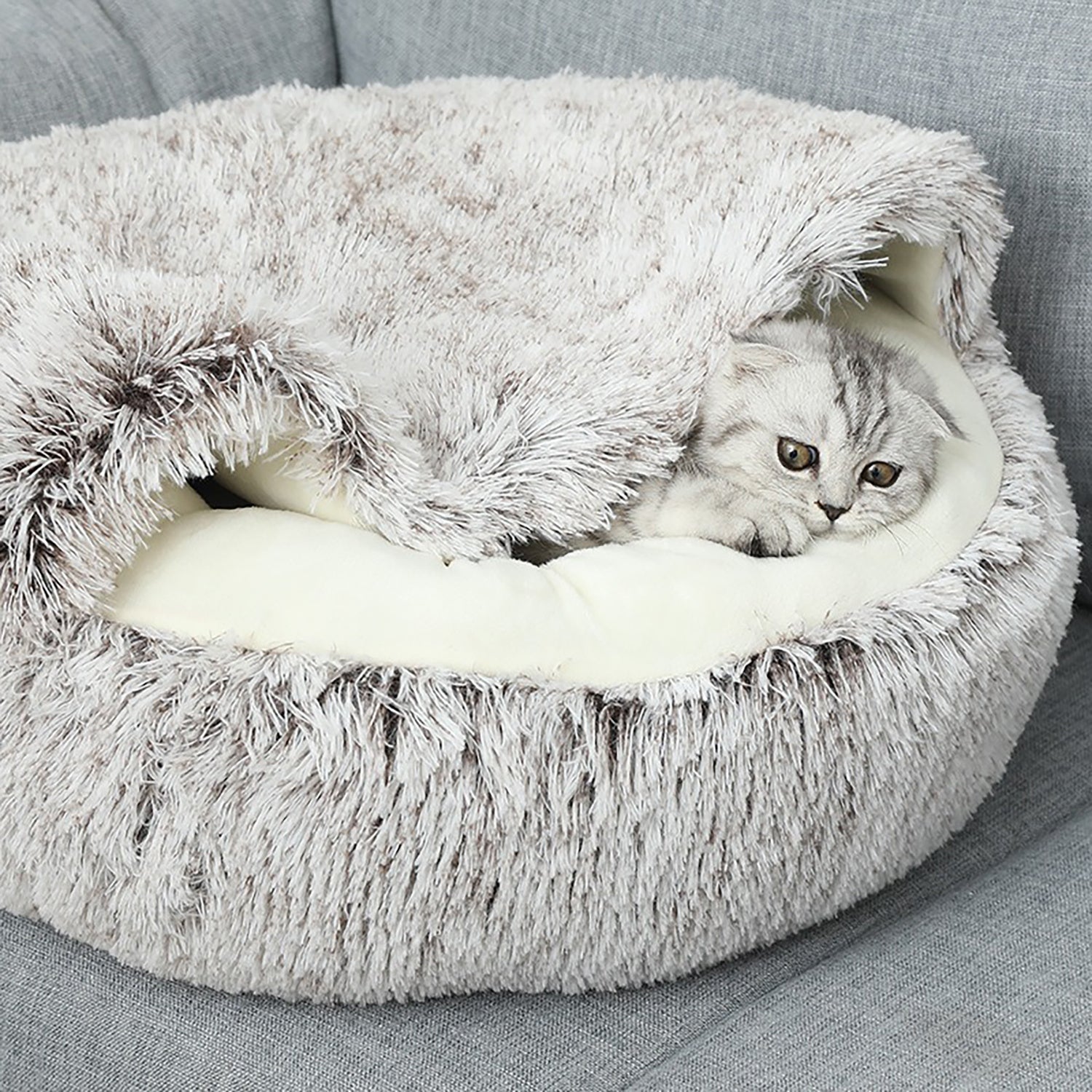 Ultra Soft Plush Bed Pets Love To Snuggle