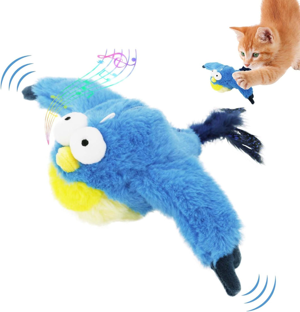 Realistic Flapping Bird Toy Cats Love to Chase and Pounce