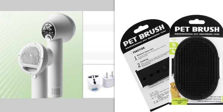 Smart Pet Dryer Brush For Easy Home Grooming