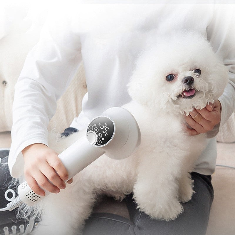 Smart Pet Dryer Brush For Easy Home Grooming