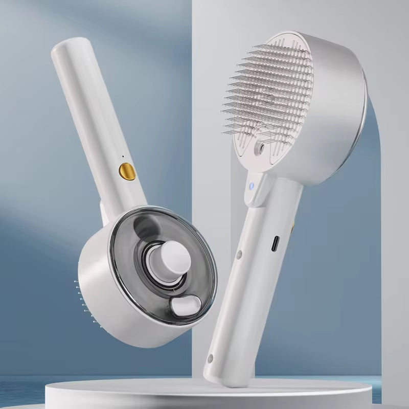 Easy 3 In 1 Pet Grooming Steam Brush