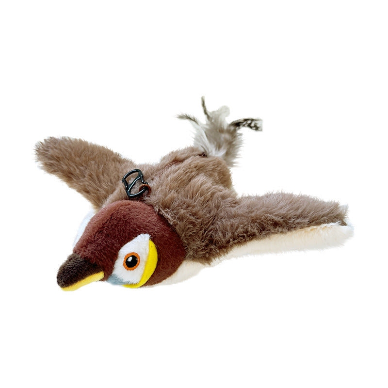 Realistic Flapping Bird Toy Cats Love to Chase and Pounce